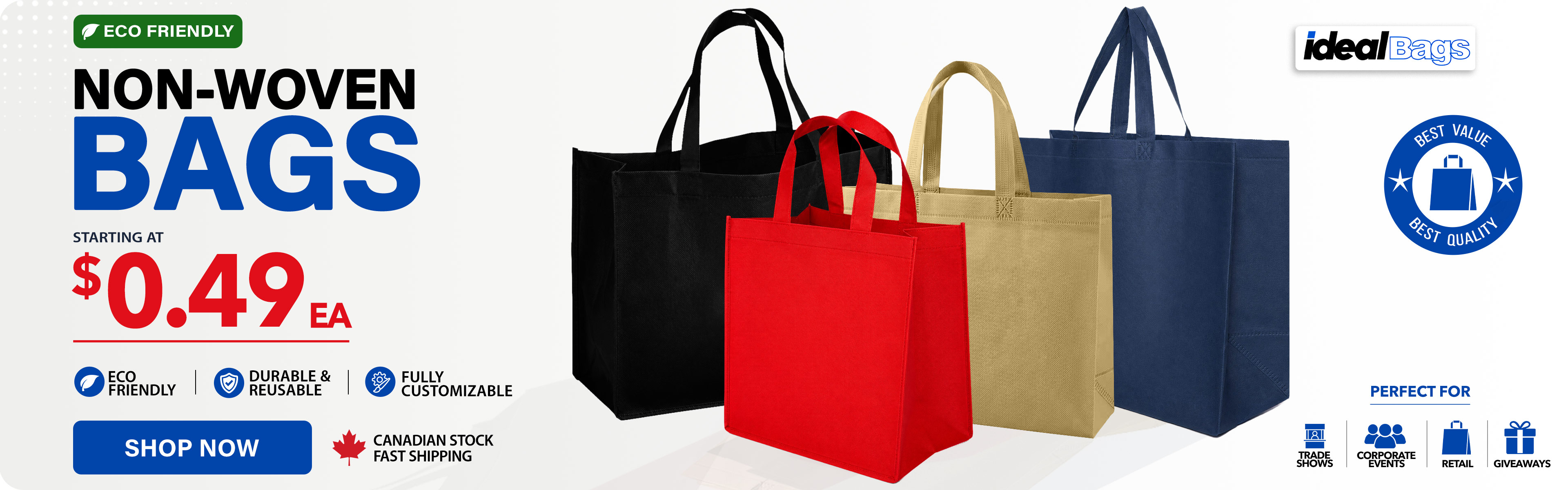 Reusable Non-woven Tote Bags