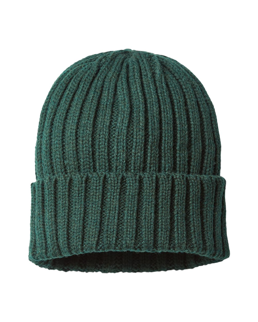 Atlantis Headwear SHORE-US Atlantis Headwear SHORE - Sustainable Cable Knit Cuffed Beanie pour impression personnalisée à Montréal