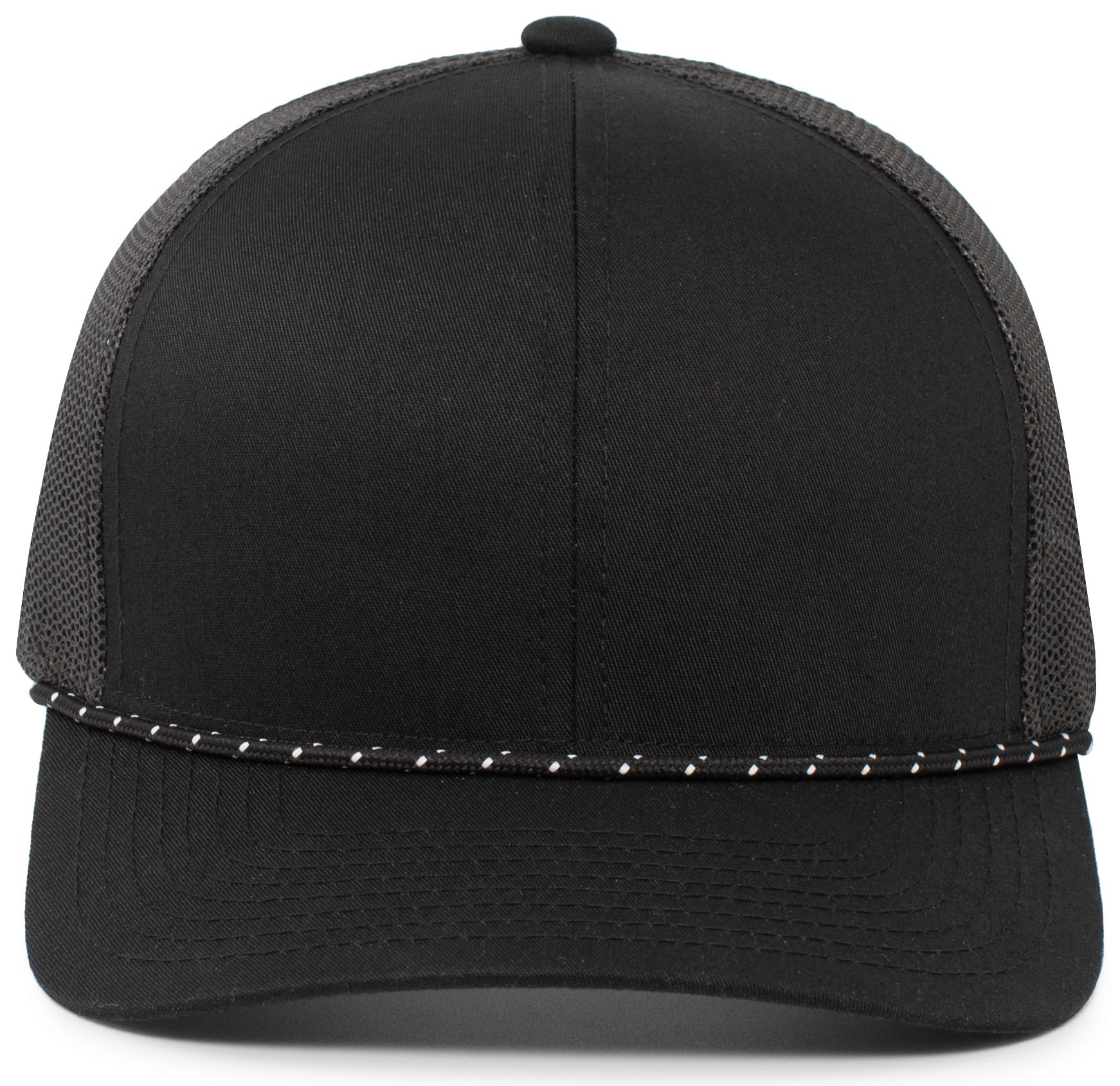 Pacific Headwear 104BR Pacific Headwear 104BR - Trucker Snapback Braid Cap for custom printing in Montreal