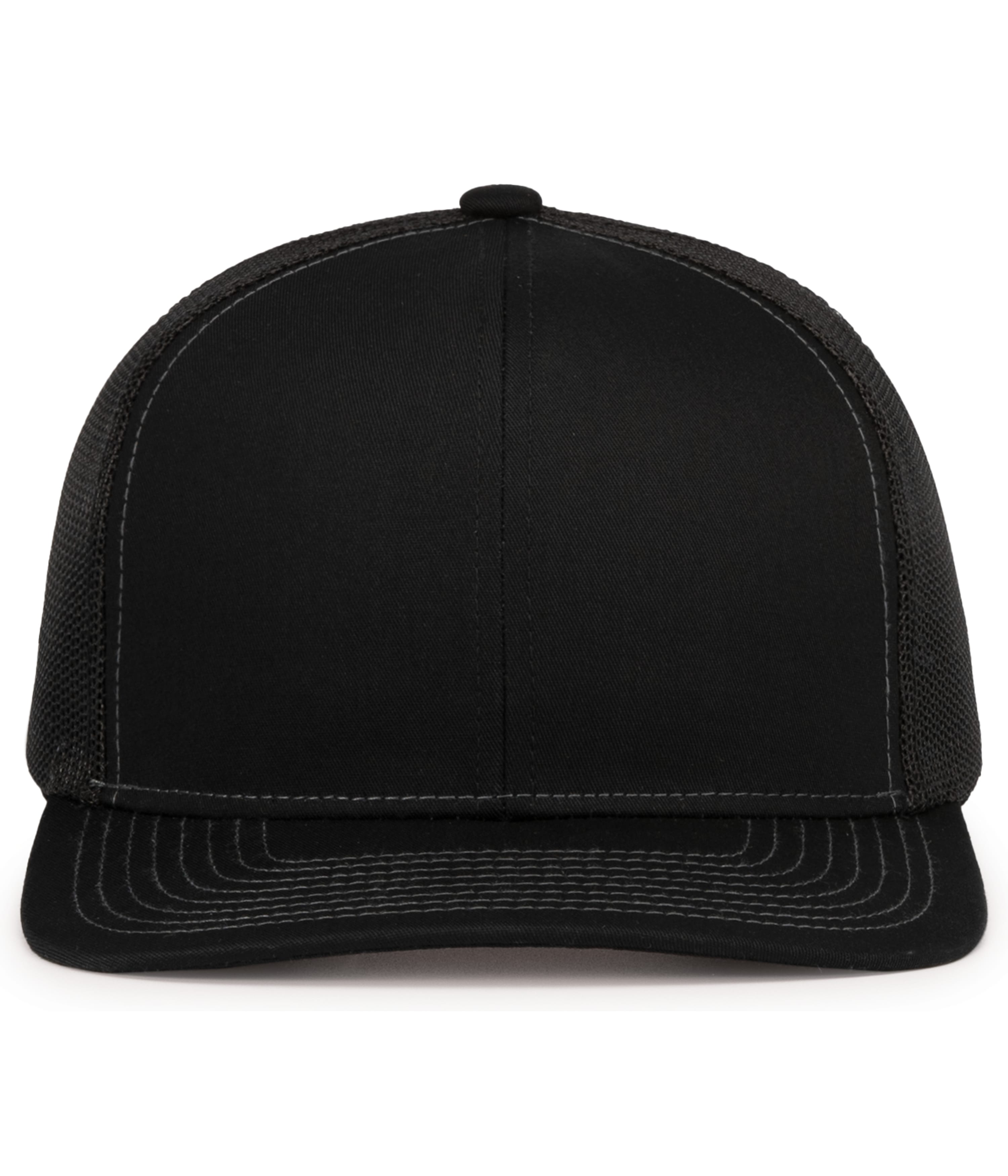 Pacific Headwear 104S Pacific Headwear 104S - Contrast Stitch Trucker Snapback for custom printing in Montreal