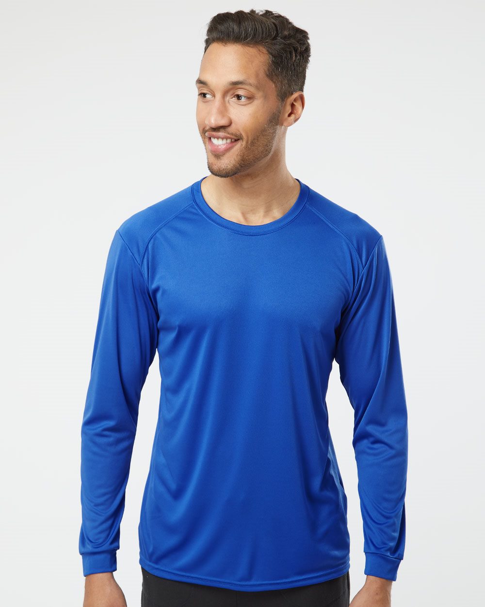 Paragon 210-US Paragon 210 - Unisex Long Islander Performance Long Sleeve T-Shirt for custom printing in Montreal
