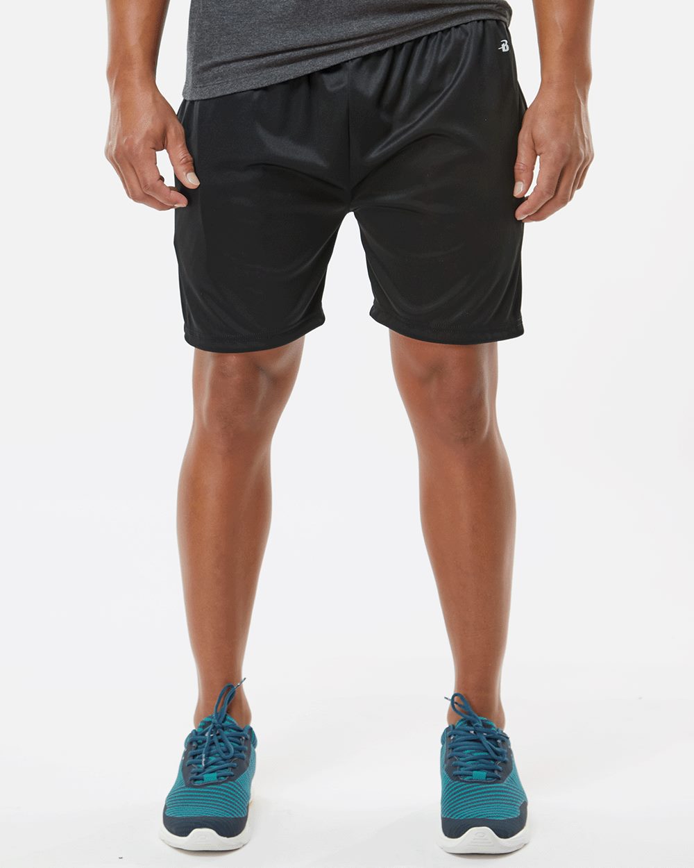 Badger 4146-US Badger 4146 - Men's B-Core 5" Pocketed Shorts pour impression personnalisée à Montréal