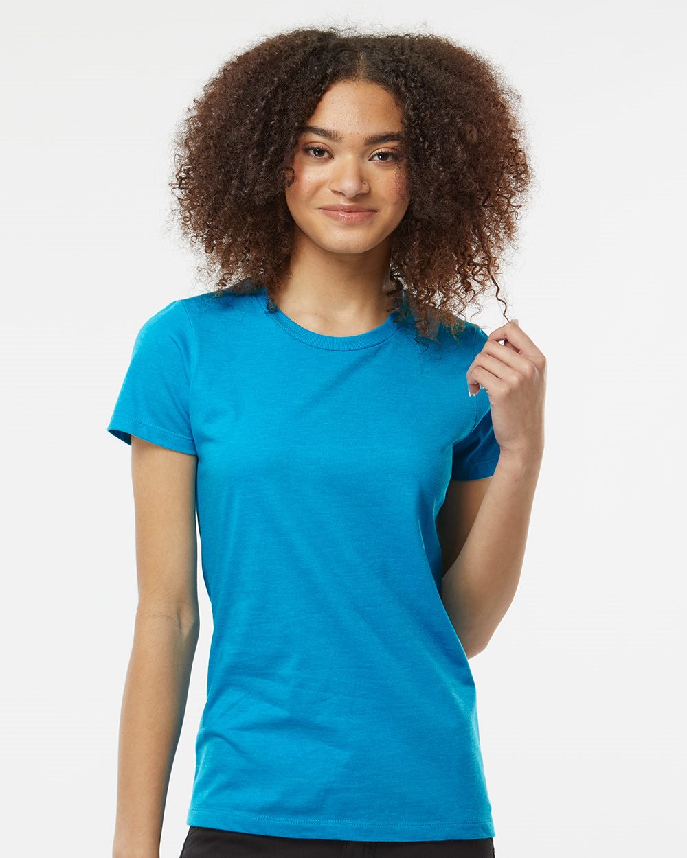 Tultex 542-US Tultex 542 - Women's Premium Cotton Blend T-Shirt for custom printing in Montreal