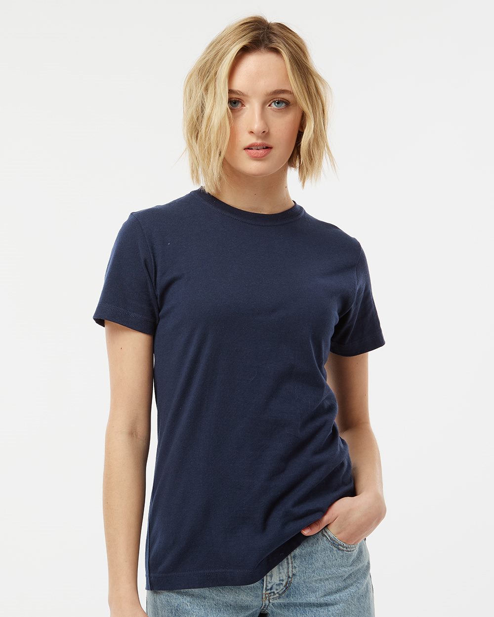 Tultex 216-US Tultex 216 - Women's Fine Jersey Classic Fit T-Shirt for custom printing in Montreal