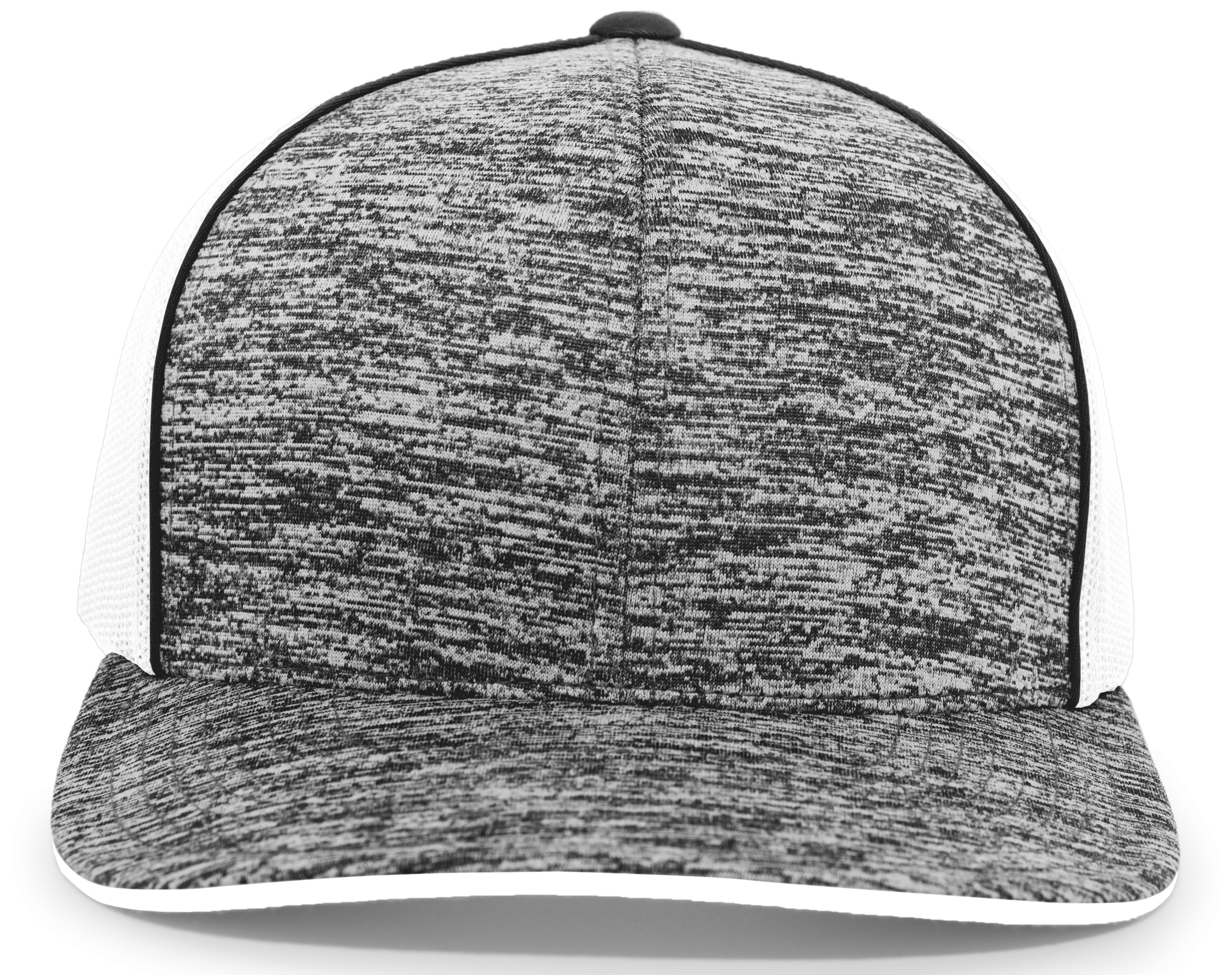 Pacific Headwear 106C Pacific Headwear 106C - Aggressive Heather Trucker Snapback Cap for custom printing in Montreal