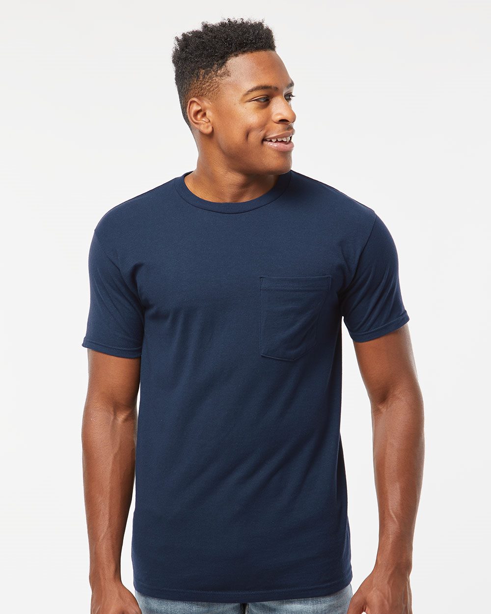 Tultex 293-US Tultex 293 - Unisex Heavyweight Jersey Pocket T-Shirt pour impression personnalisée à Montréal