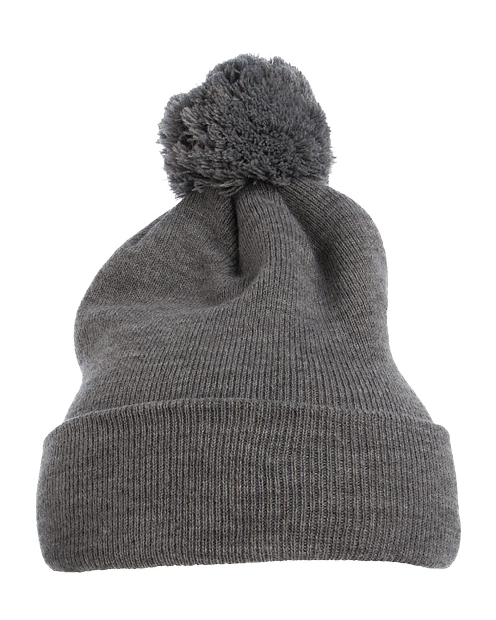 YP Classics 1501P-US YP Classics 1501P - Pom-Pom Cuffed Knit Beanie for custom printing in Montreal