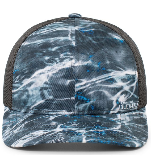 Pacific Headwear 107C Pacific Headwear 107C - Mossy Oak® Trucker Snapback for custom printing in Montreal