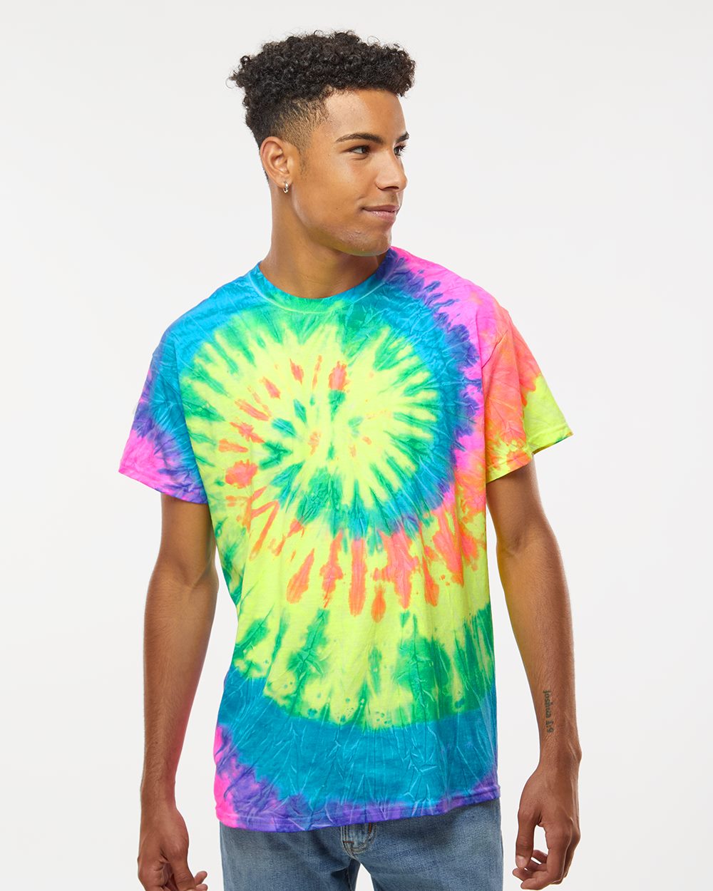 Colortone 1000-US-1 Colortone 1000 - Unisex Multi-Color Tie-Dyed T-Shirt for custom printing in Montreal
