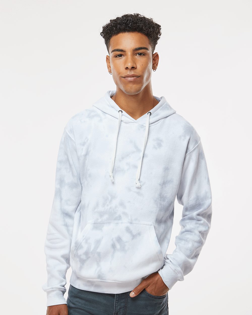 J. America 8861-US J. America 8861 - Men's Tie-Dyed Fleece Hooded Sweatshirt for custom printing in Montreal