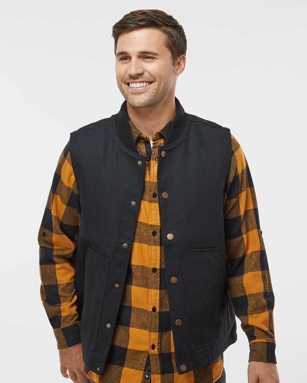 Independent Trading Co. EXP560V-US Independent Trading Co. EXP560V - Insulated Canvas Workwear Vest pour impression personnalisée à Montréal