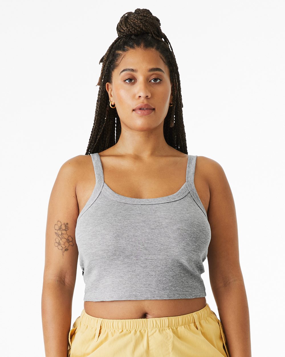 BELLA + CANVAS 1012-US BELLA + CANVAS 1012 - Women's Micro Rib Spaghetti Strap Tank pour impression personnalisée à Montréal