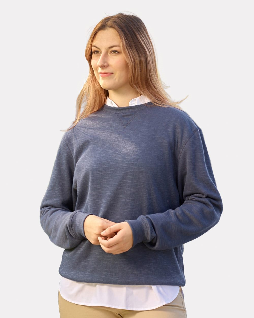 Nautica N17989-US Nautica N17989 - Unisex Sun Surfer Supreme Crewneck Sweatshirt for custom printing in Montreal