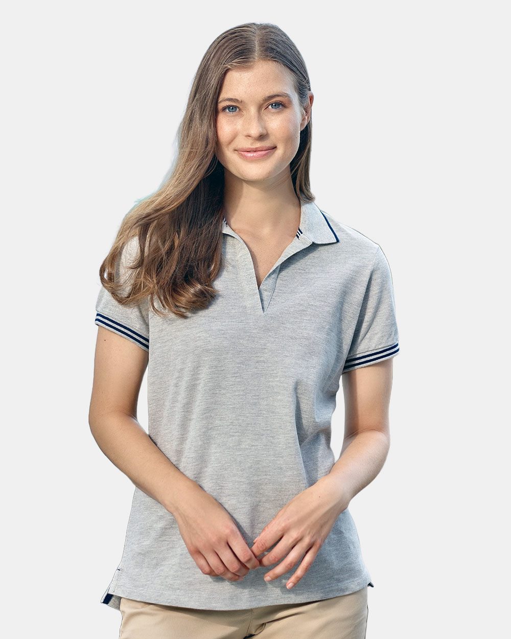Nautica N17168-US Nautica N17168 - Women's Deck Polo pour impression personnalisée à Montréal