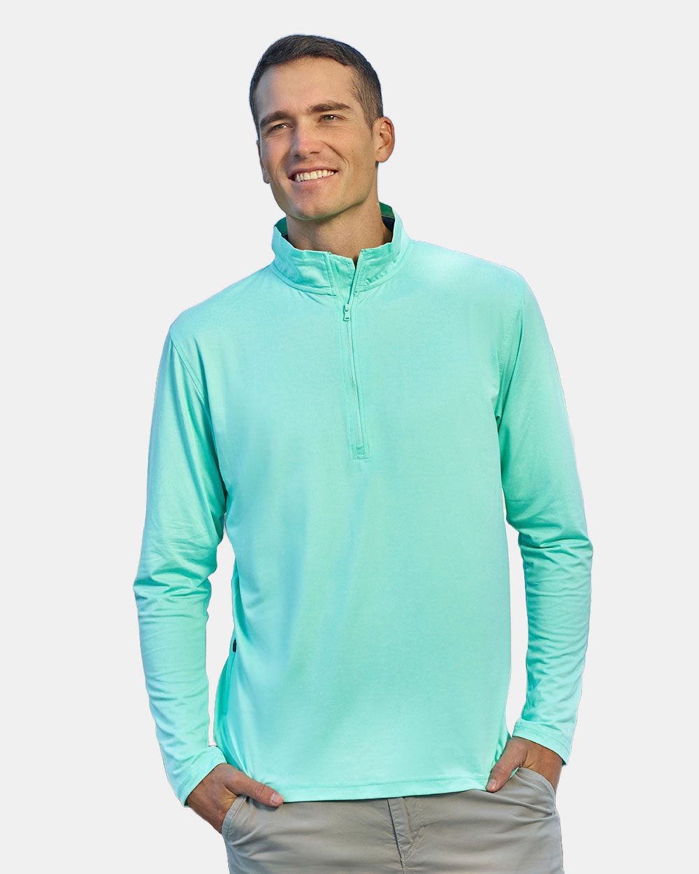 Nautica N17924-US Nautica N17924 - Men's Saltwater Quarter-Zip Pullover pour impression personnalisée à Montréal
