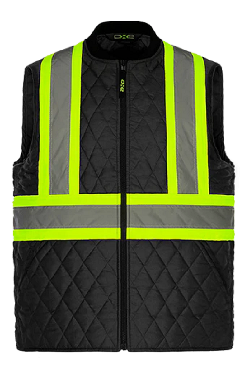 CX2 L01225 CX2 Hi-Vis L01225 - Mack - Hi-Vis Quilted Vest for custom printing in Montreal