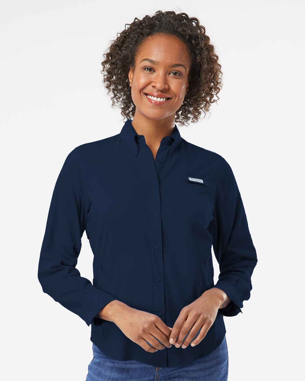 Columbia 212465-US Columbia 212465 - Women's PFG Tamiami™ II Shirt for custom printing in Montreal