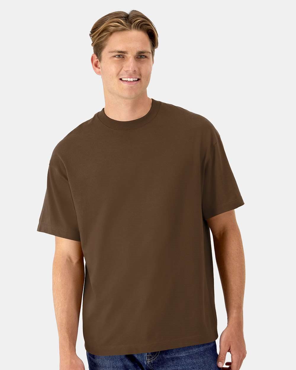 Hanes 5180R-US Hanes 5180R - Beefy-T® Retro Street T-Shirt for custom printing in Montreal