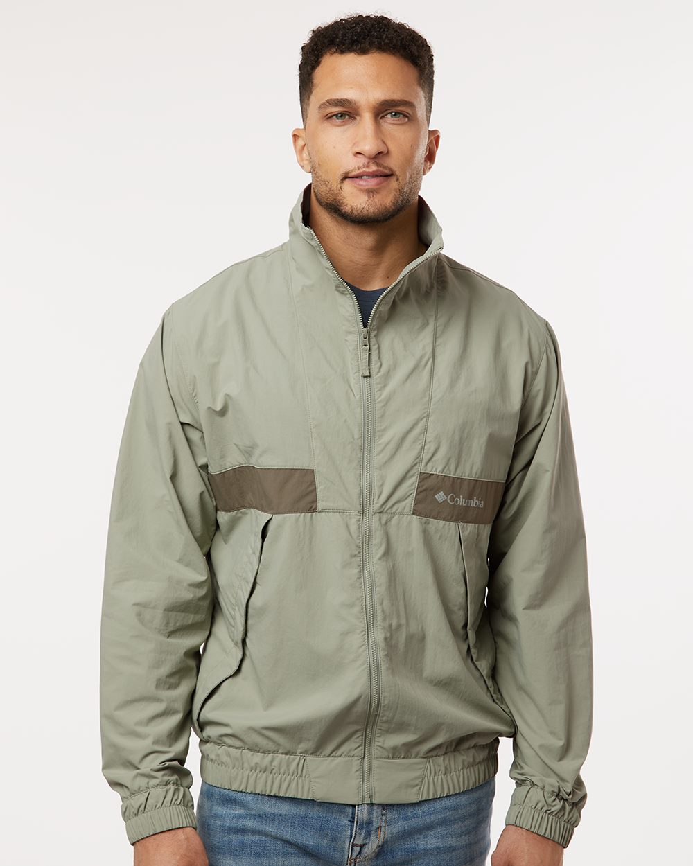 Columbia 212106-US Columbia 212106 - Men's Spire Valley™ Windbreaker for custom printing in Montreal