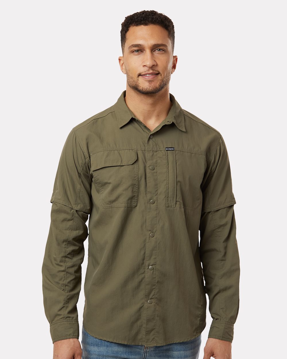 Columbia 212332-US Columbia 212332 - Men's Skien Valley™ Pocket Shirt for custom printing in Montreal
