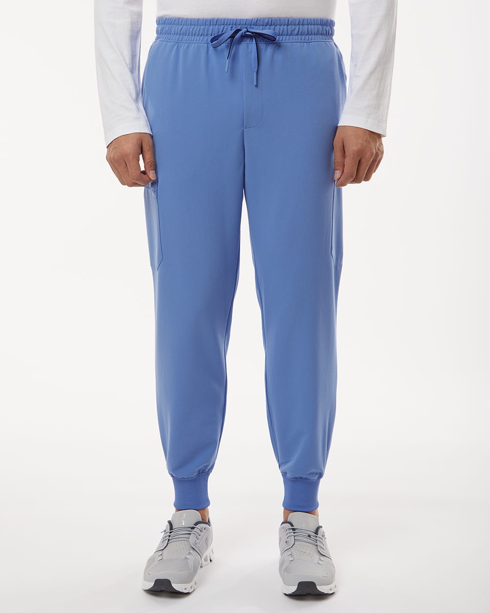 Jaanuu M20002-US Jaanuu M20002 - Men's Osmo 8-Pocket Scrub Joggers for custom printing in Montreal
