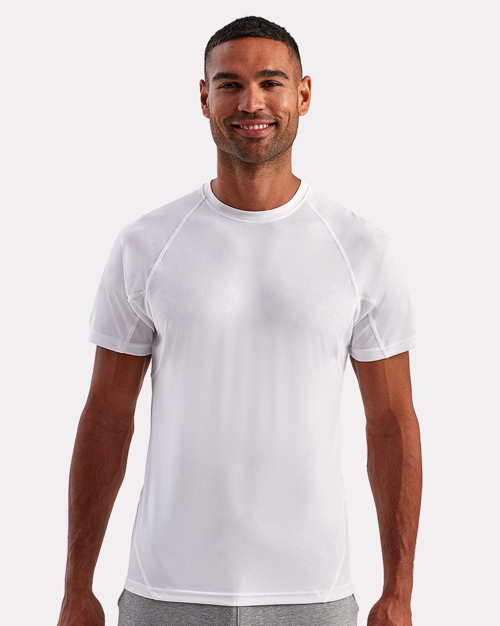 TriDri TD011-US TriDri TD011 - Unisex Panelled Tech T-Shirt pour impression personnalisée à Montréal