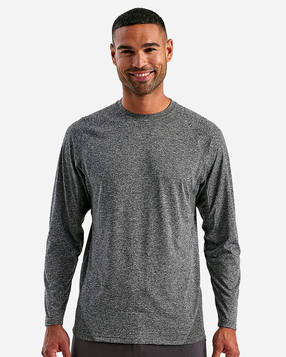 TriDri TD050-US TriDri TD050 - Unisex Panelled Long Sleeve Tech T-Shirt for custom printing in Montreal