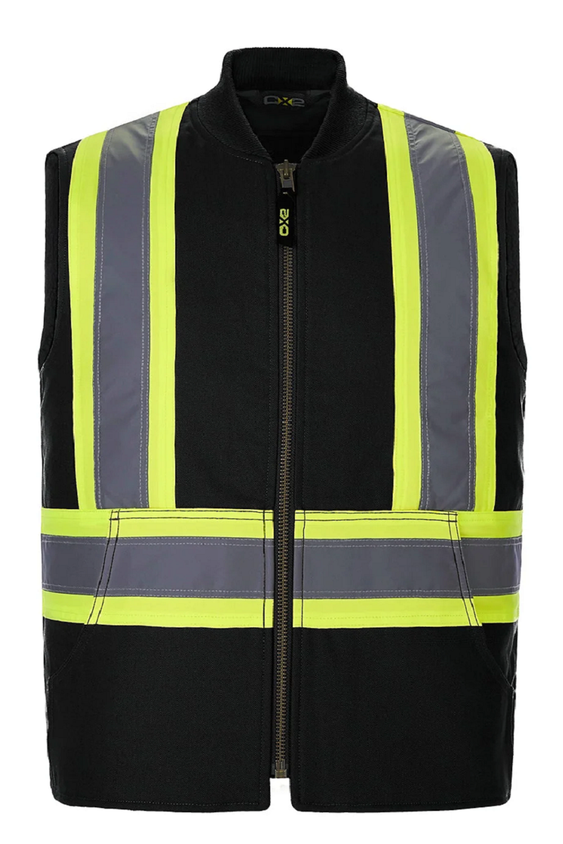 CX2 L01295 CX2 Hi-Vis L01295 - Titan - Cotton Canvas HI-Vis Vest for custom printing in Montreal