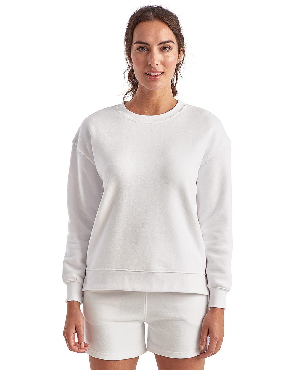 TriDri TD600-US TriDri TD600 - Women's Billie Side-Zip Crewneck Sweatshirt for custom printing in Montreal