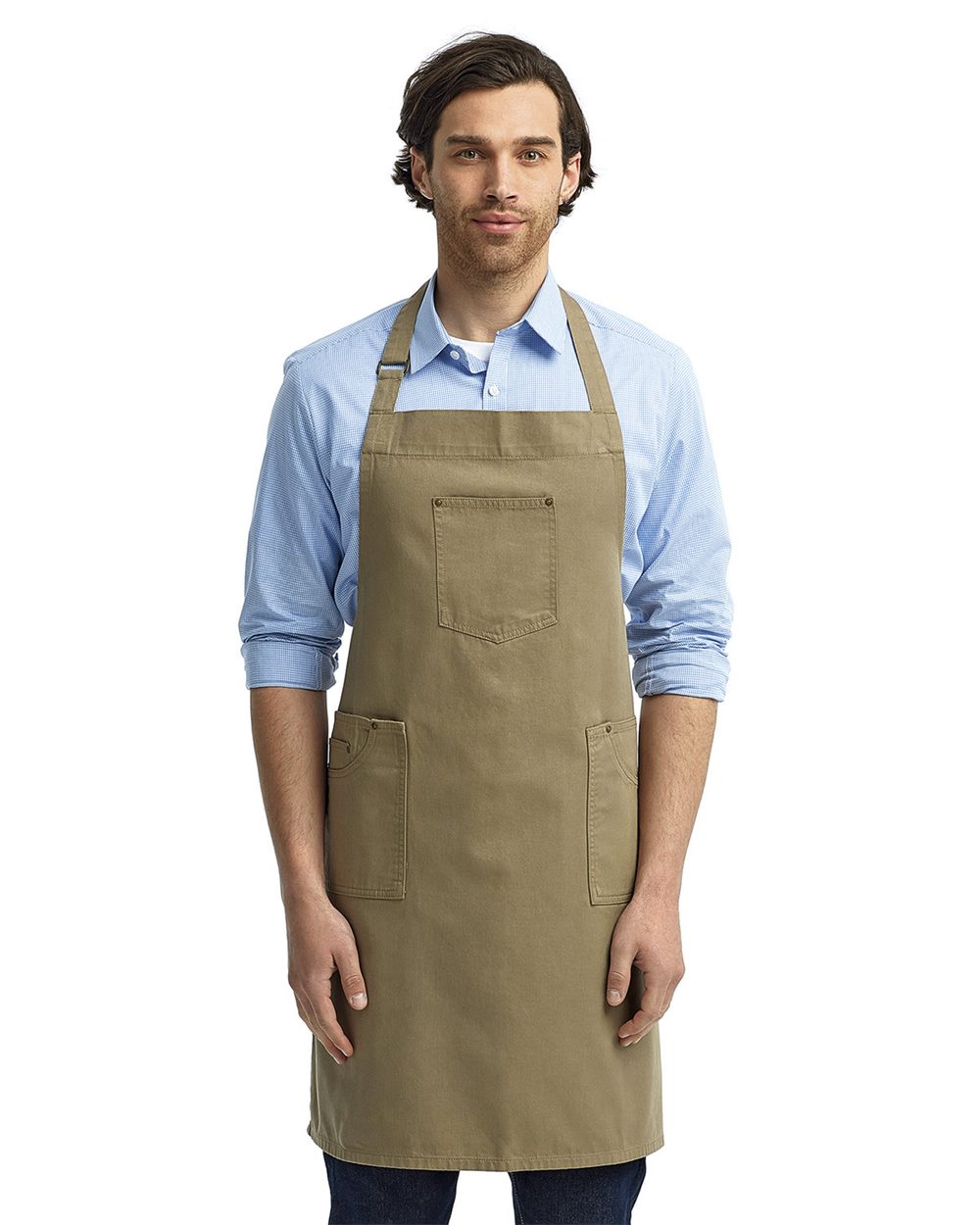 Artisan Collection by Reprime RP132-US Artisan Collection by Reprime RP132 - Chino Bib Apron pour impression personnalisée à Montréal