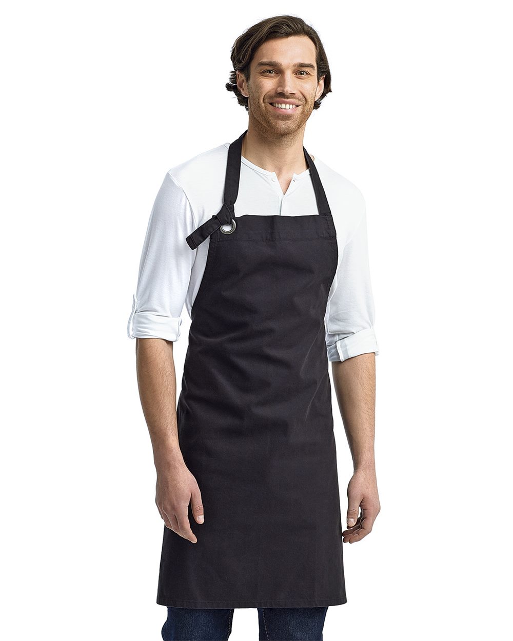 Artisan Collection by Reprime RP130-US Artisan Collection by Reprime RP130 - Calibre Heavy Cotton Canvas Bib Apron pour impression personnalisée à Montréal
