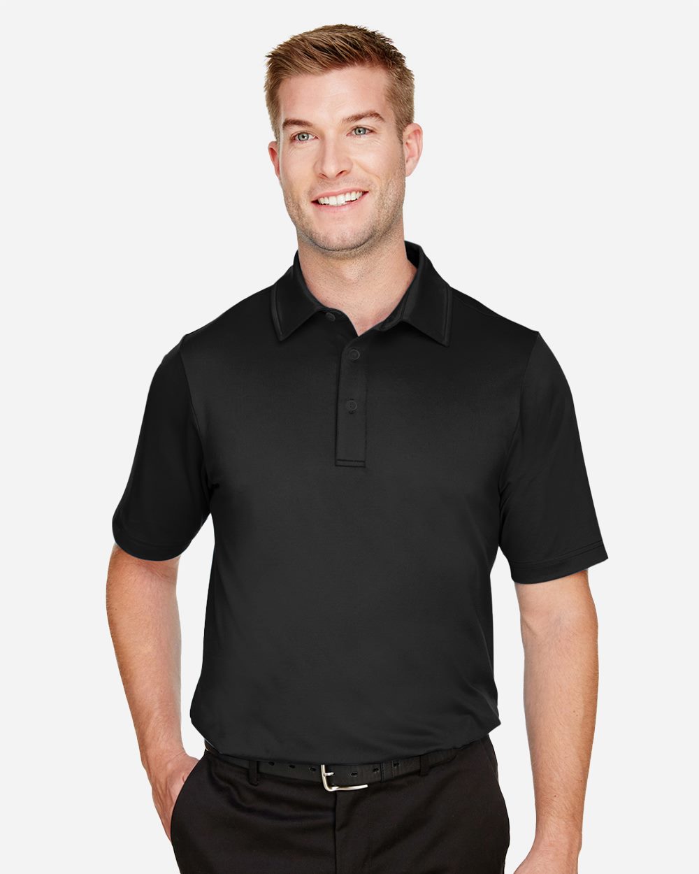 Devon & Jones DG21-US Devon & Jones DG21 - Men's CrownLux Performance® Range Flex Polo pour impression personnalisée à Montréal