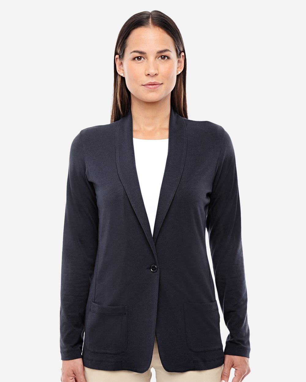 Devon & Jones DP462W-US Devon & Jones DP462W - Women's Perfect Fit™ Shawl Collar Cardigan pour impression personnalisée à Montréal