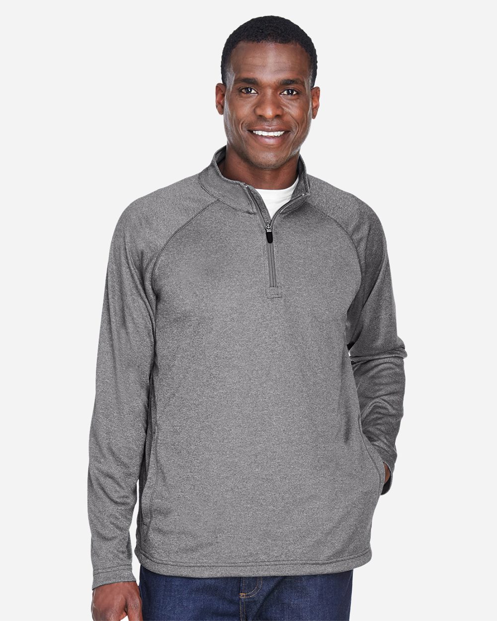 Devon & Jones DG440-US Devon & Jones DG440 - Men's Stretch Tech-Shell® Compass Quarter-Zip Pullover pour impression personnalisée à Montréal
