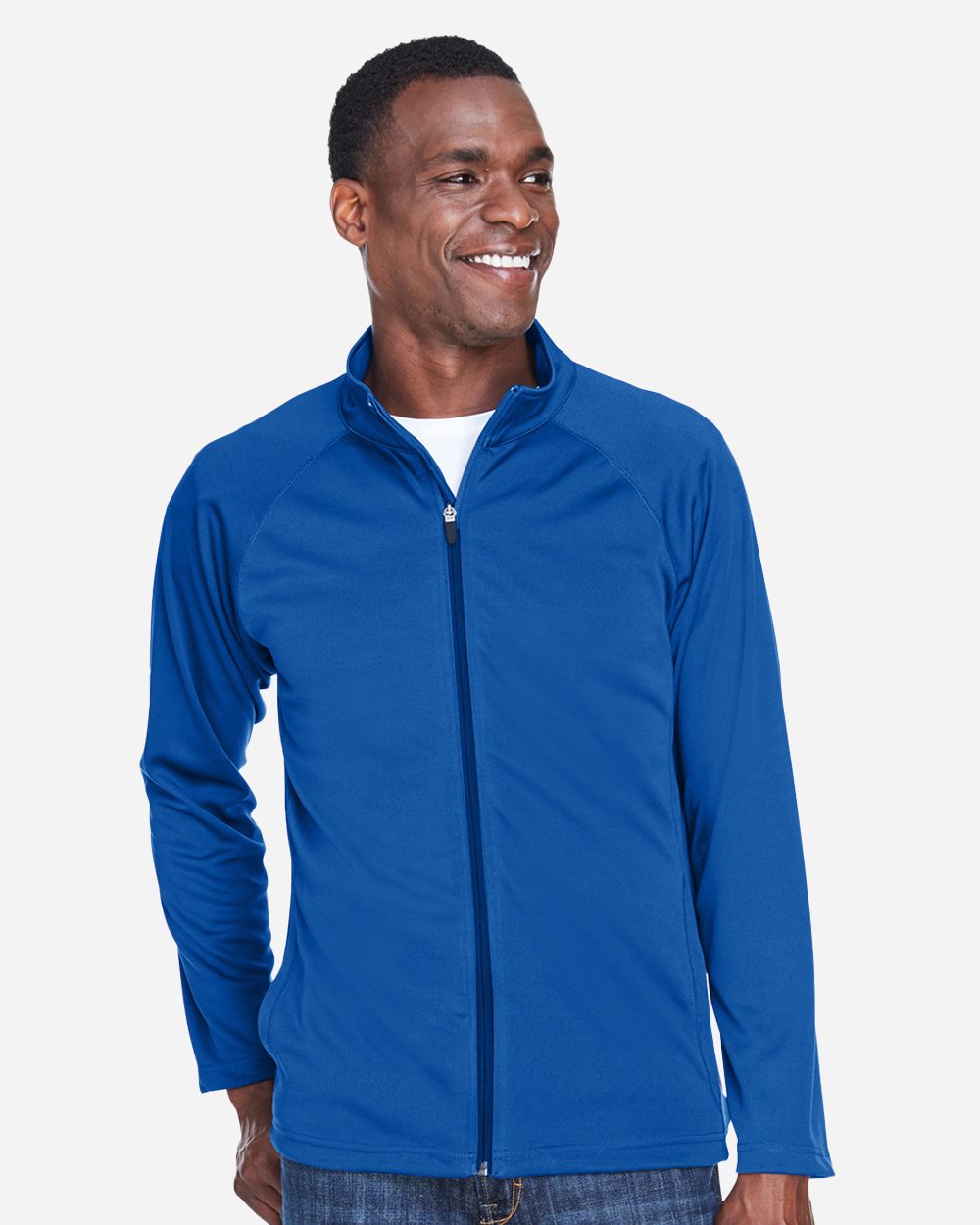 Devon & Jones DG420-US Devon & Jones DG420 - Men's Stretch Tech-Shell® Compass Full-Zip Jacket for custom printing in Montreal