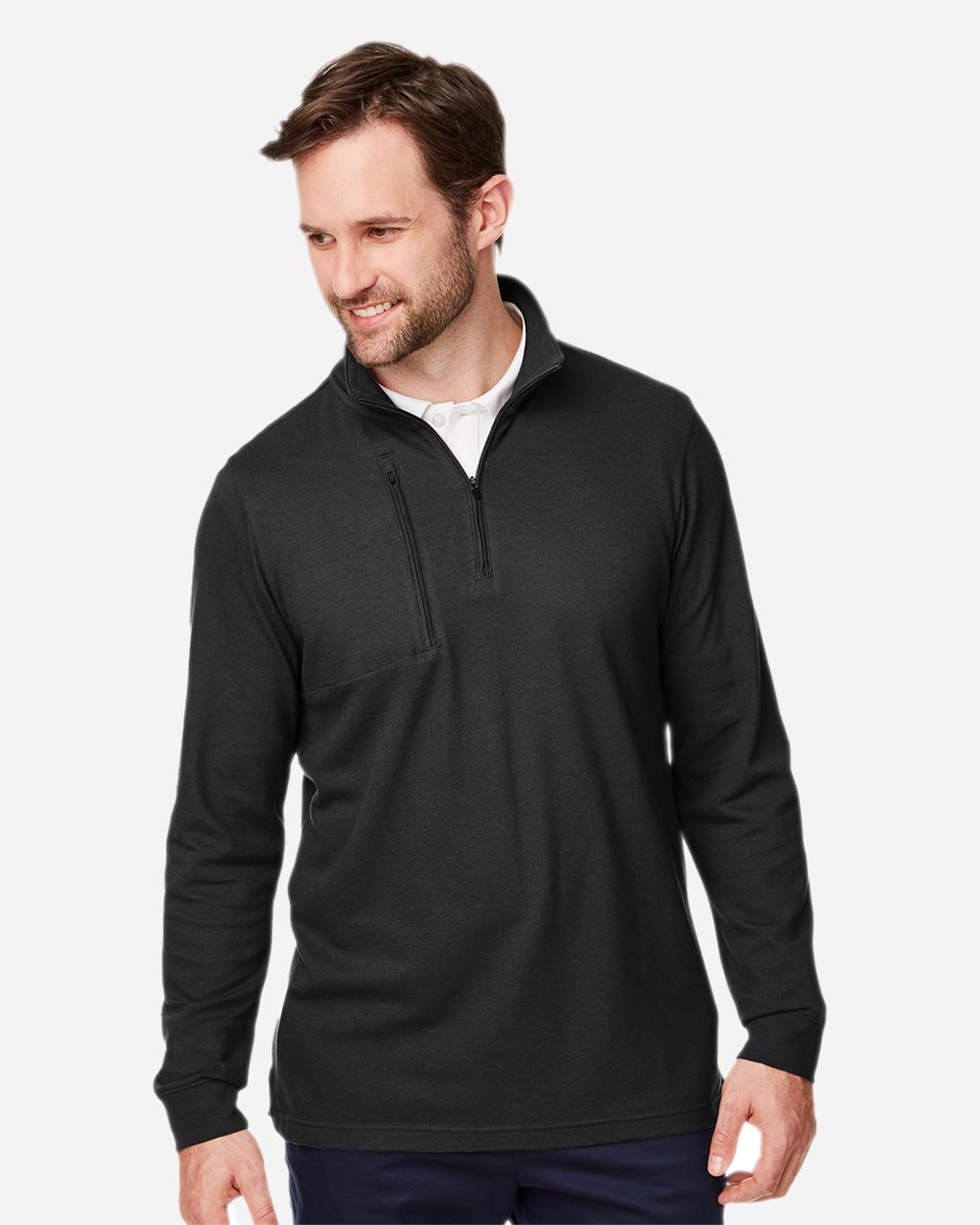 Devon & Jones DG400-US Devon & Jones DG400 - Men's New Classics® Performance Quarter-Zip Pullover for custom printing in Montreal