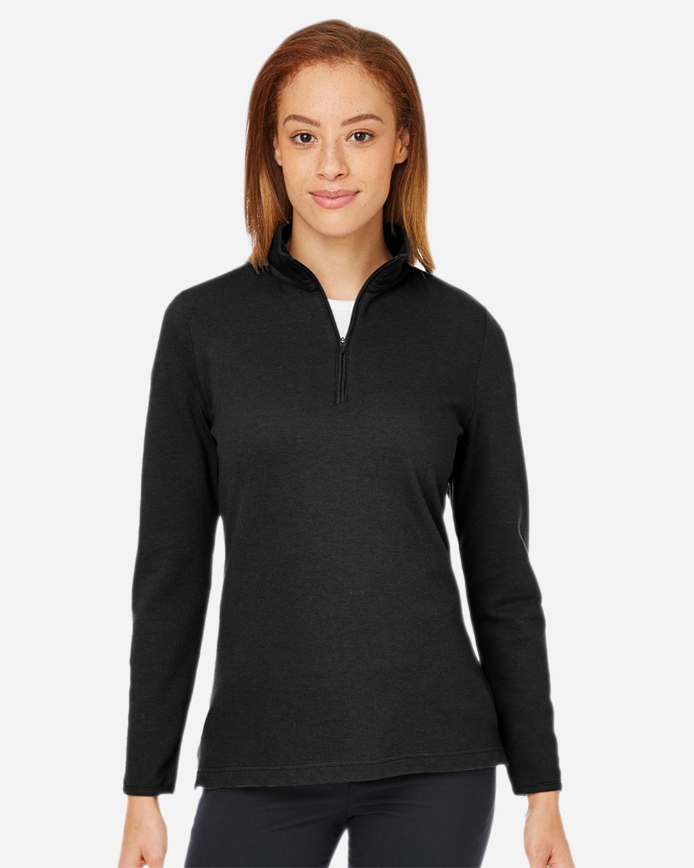 Devon & Jones DG400W-US Devon & Jones DG400W - Women's New Classics® Performance Quarter-Zip Pullover for custom printing in Montreal