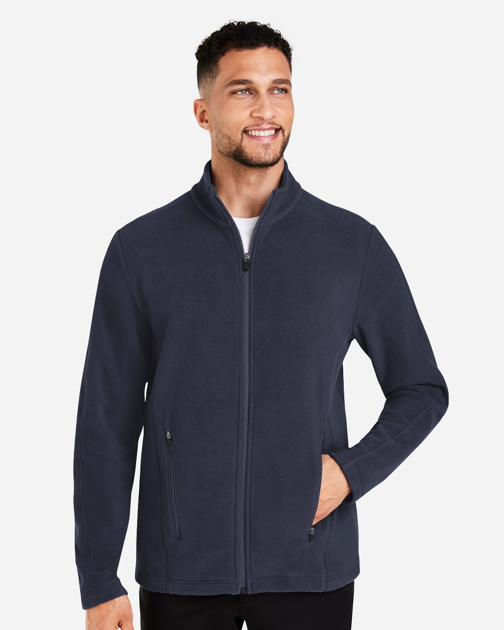 Devon & Jones DG730-US Devon & Jones DG730 - Men's CrownLux Performance® Fleece Full-Zip Jacket for custom printing in Montreal