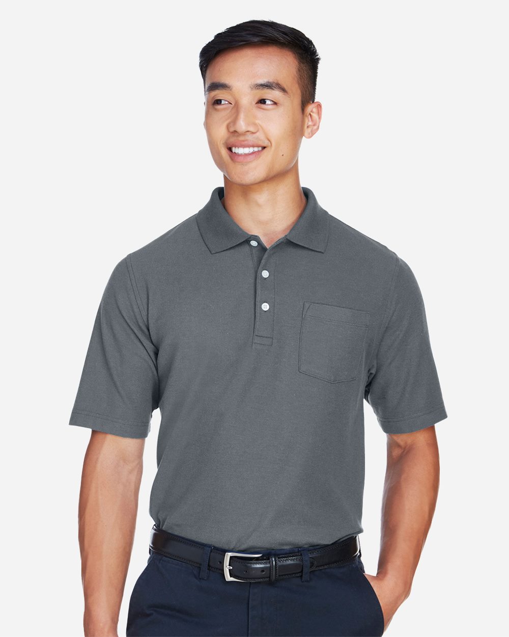 Devon & Jones DG150P-US Devon & Jones DG150P - Men's DRYTEC20™ Performance Pocket Polo for custom printing in Montreal