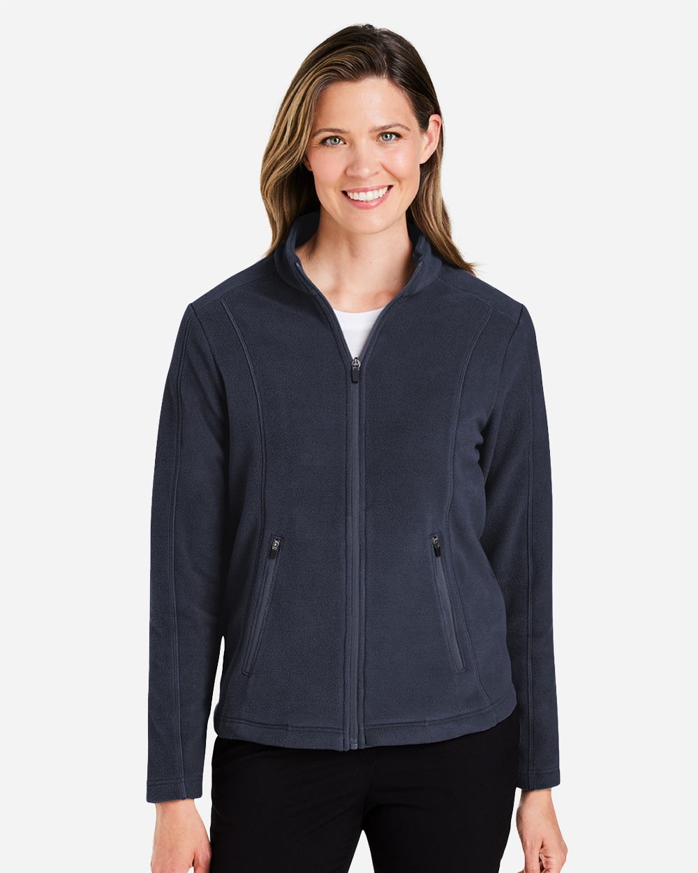 Devon & Jones DG730W-US Devon & Jones DG730W - Women's CrownLux Performance® Fleece Full-Zip Jacket pour impression personnalisée à Montréal