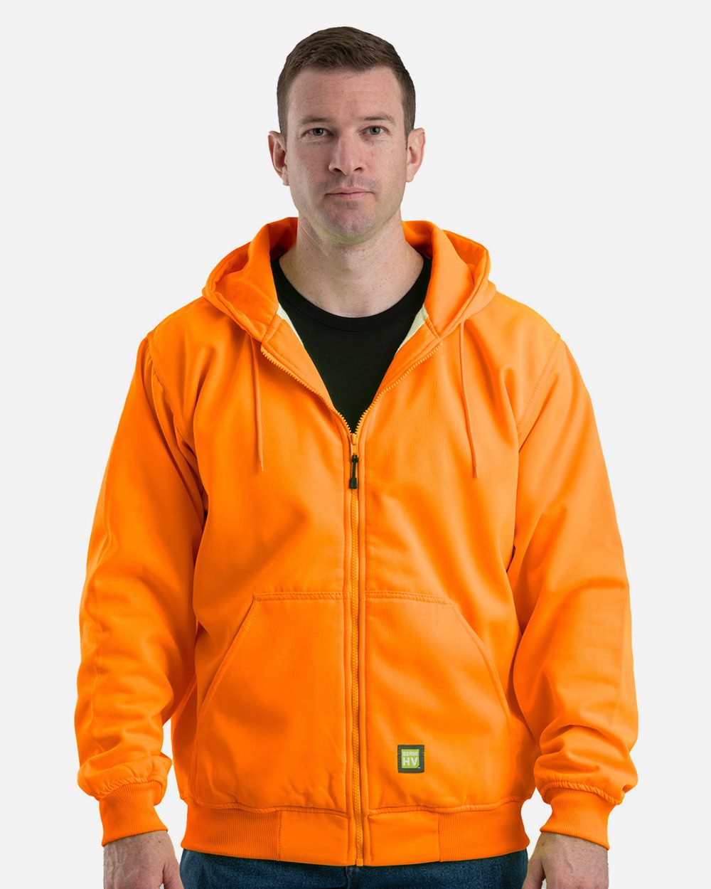 Berne Apparel HVF101-US Berne Apparel HVF101 - Men's Heritage Thermal-Lined Full-Zip Hooded Sweatshirt pour impression personnalisée à Montréal
