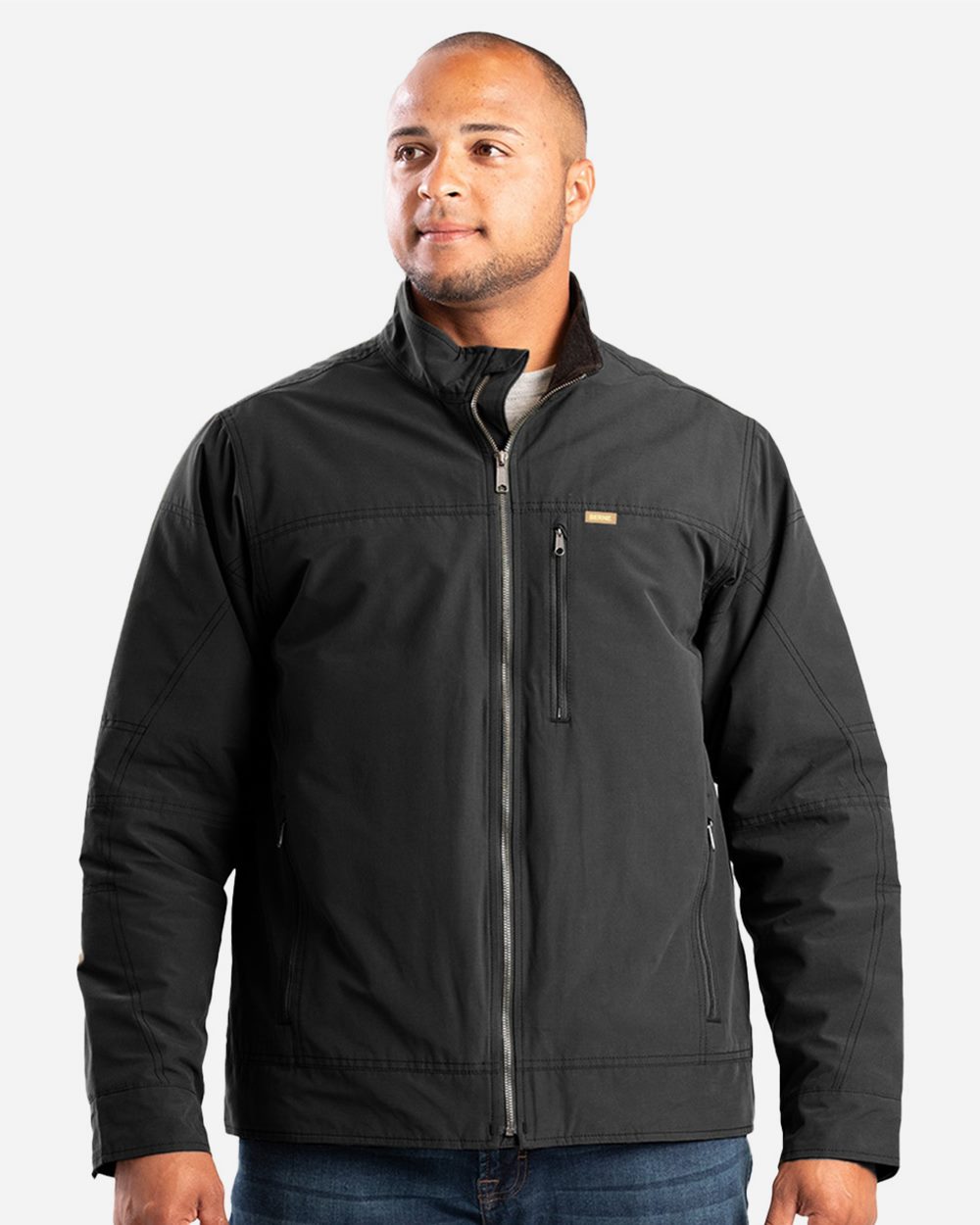Berne Apparel J387-US Berne Apparel J387 - Men's Highland Quilt-Lined Micro-Duck Jacket for custom printing in Montreal