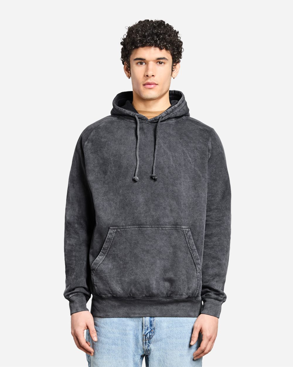 Lane Seven LST004-US Lane Seven LST004 - Unisex Vintage Raglan Hooded Sweatshirt pour impression personnalisée à Montréal