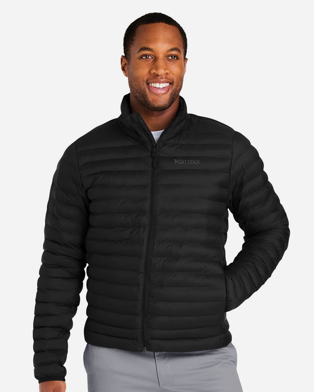 Marmot M15910-US Marmot M15910 - Men's Echo Featherless Jacket for custom printing in Montreal