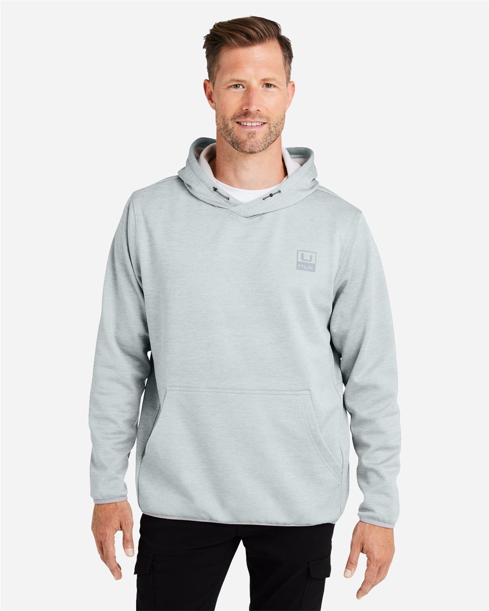 HUK H130093-US HUK H130093 - Men's Coldfront+ Performance Hooded Sweatshirt for custom printing in Montreal