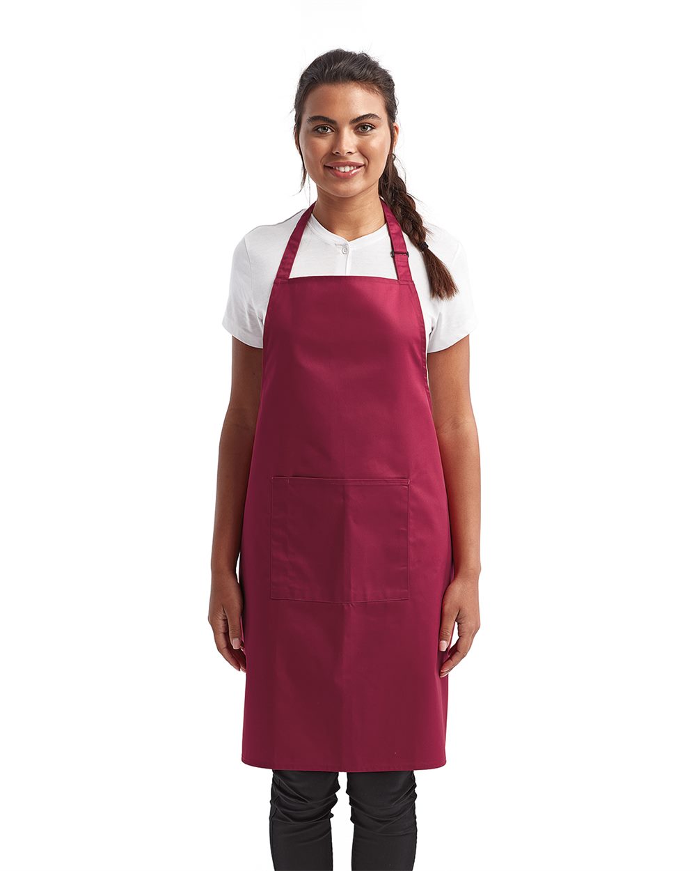 Artisan Collection by Reprime RP154-US Artisan Collection by Reprime RP154 - Recycled Pocket Bib Apron pour impression personnalisée à Montréal