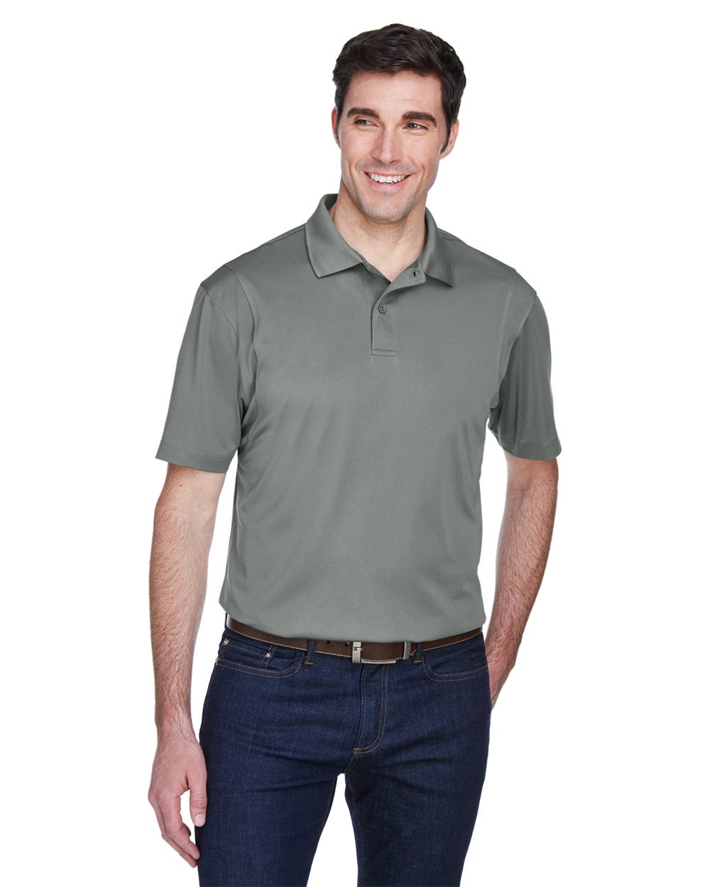 Harriton M354-US Harriton M354 - Men's Micro Piqu Polo for custom printing in Montreal