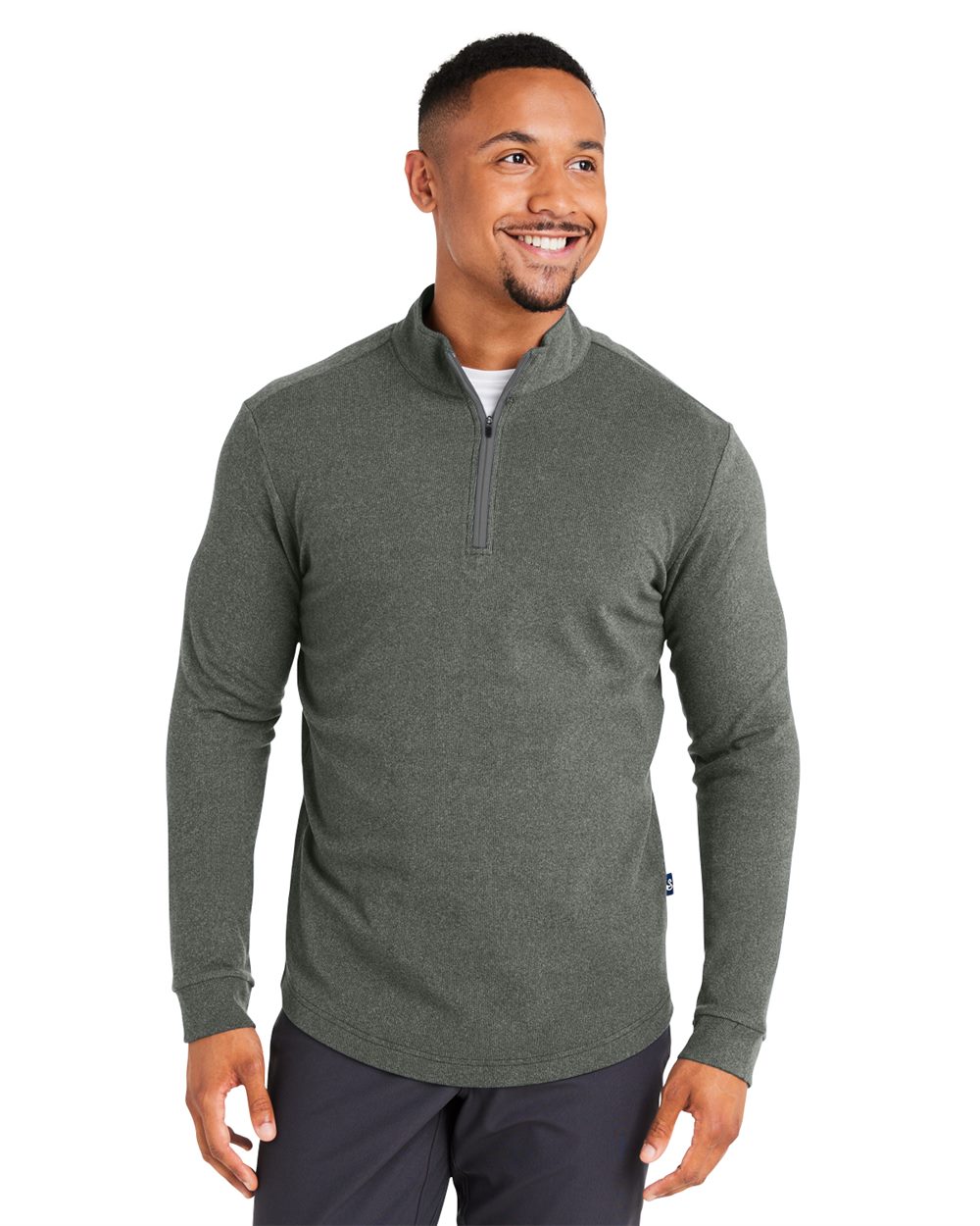 Swannies SWE500-US Swannies SWE500 - Men's Emery Quarter-Zip Pullover for custom printing in Montreal