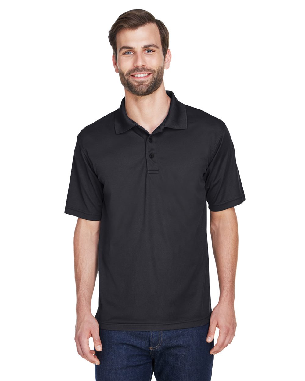 UltraClub 8210-US-1 UltraClub 8210 - Men's Cool & Dry Mesh Piqué Polo for custom printing in Montreal