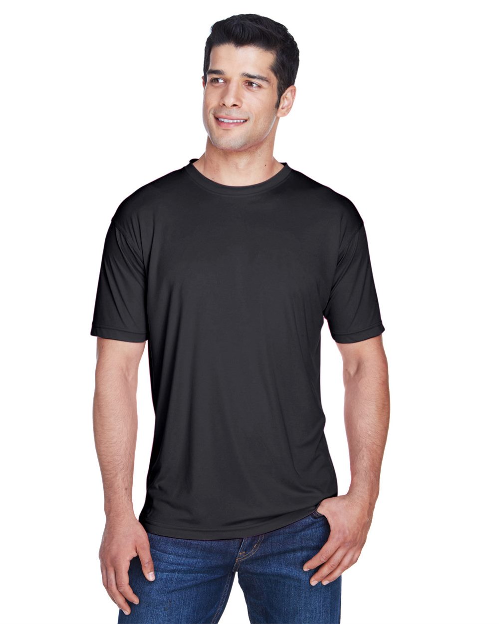 UltraClub 8420-US UltraClub 8420 - Men's Cool & Dry Sport Performance Interlock T-Shirt for custom printing in Montreal